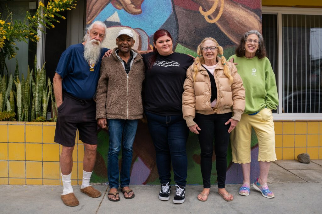 Group of VCH tenants with VCH staff