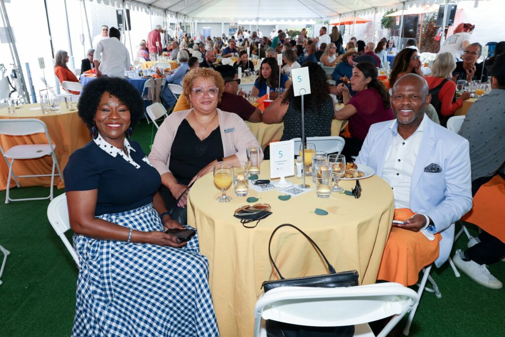 A photograph of a group of people enjoying VCH Jazz Brunch
