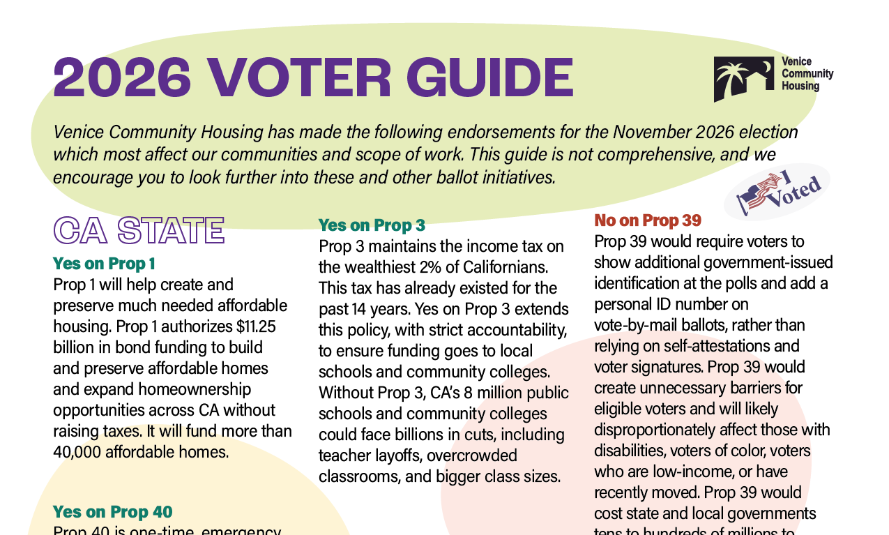 The VCH 2026 Voter Guide is here!